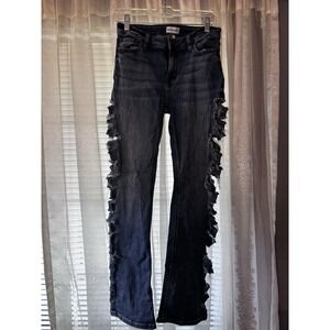 Studio Blue Women's Distressed Blue Denim Jeans Size 27‎